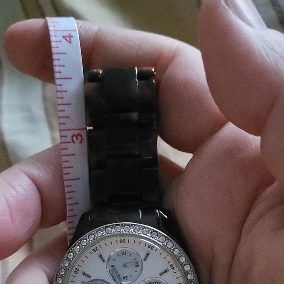 Fossil tortise band swarvoski crystal watch - Picture 5 of 5